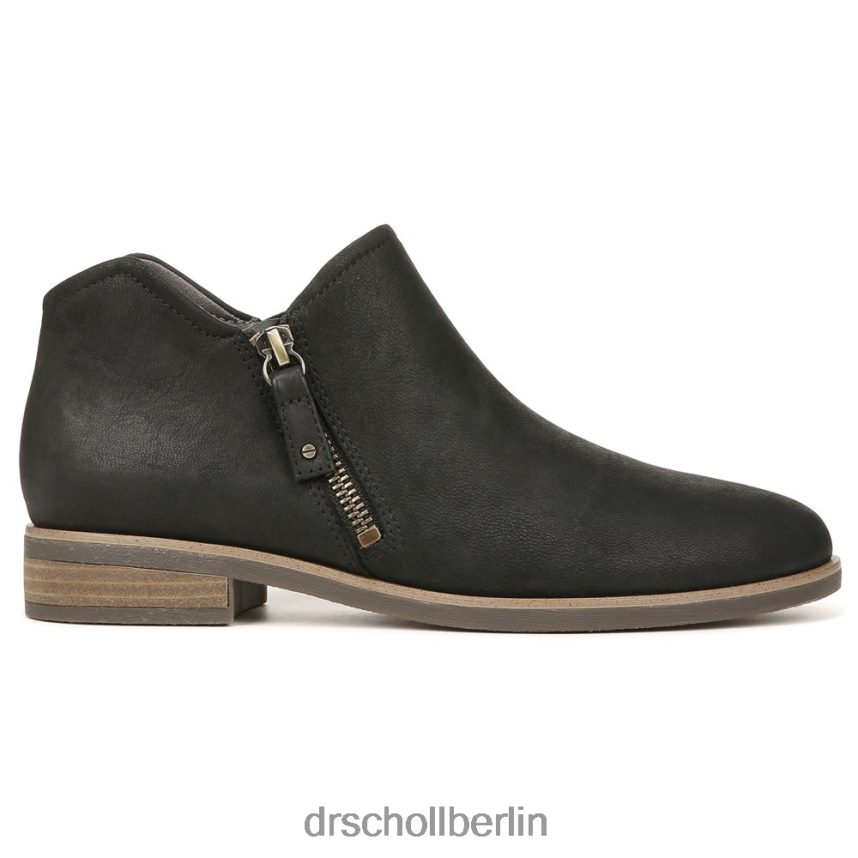 schwarzes Leder Avenue Stiefeletten mit Reißverschluss RXP6XD98 Dr. Scholl's unisex