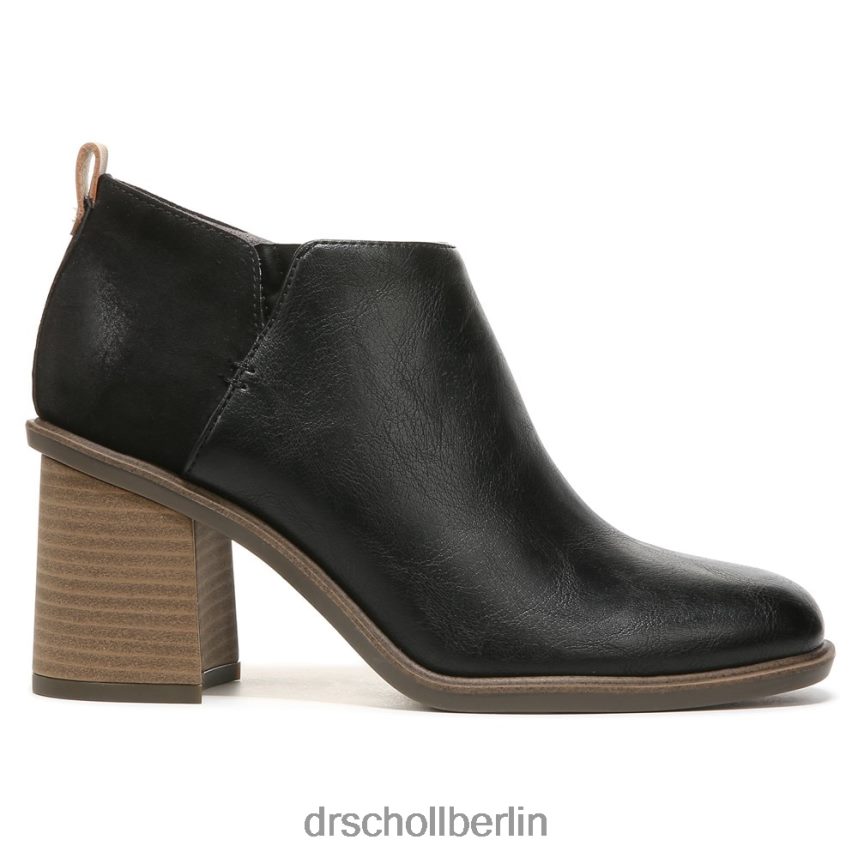 schwarzes Synthetik Roxanne-Stiefelette mit Blockabsatz RXP6XD246 Dr. Scholl's unisex