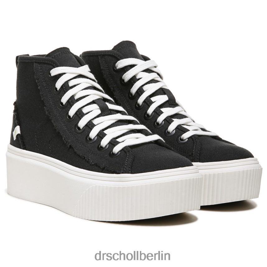 schwarzer Stoff vorerst ein Hi-Top-Plateau-Sneaker RXP6XD225 Dr. Scholl's unisex
