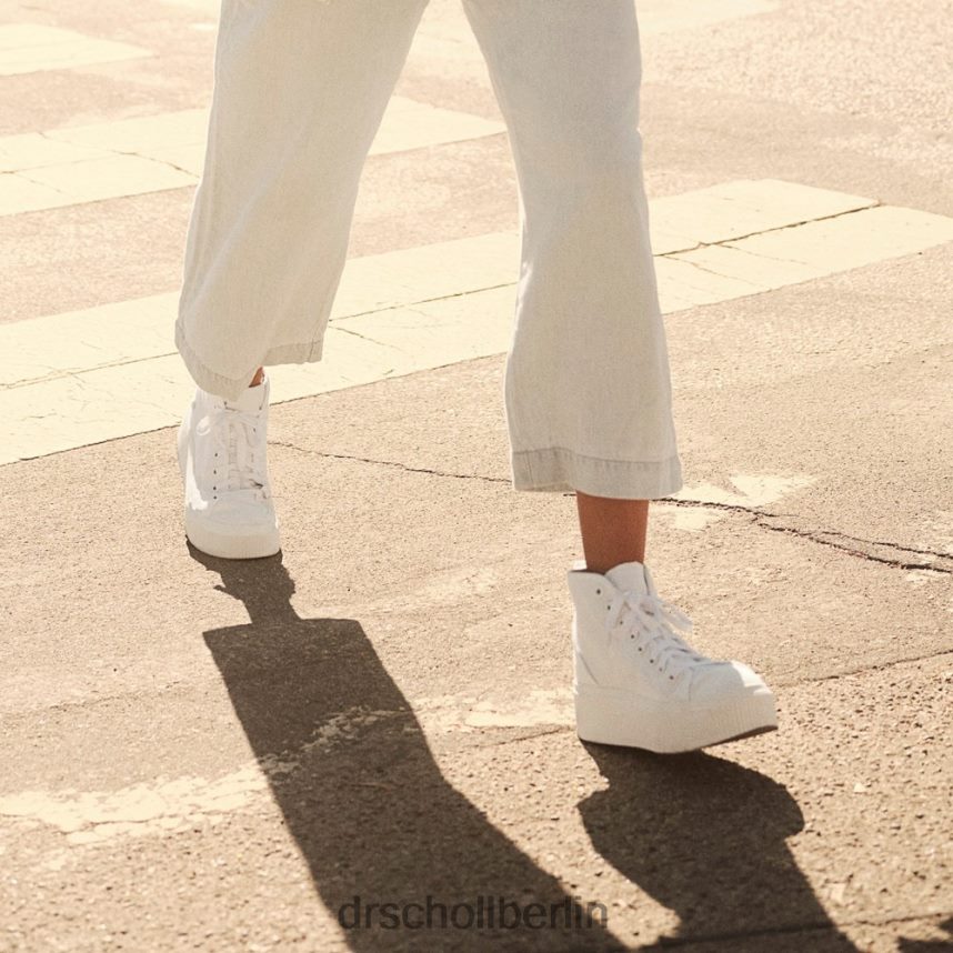 weißer Stoff vorerst ein Hi-Top-Plateau-Sneaker RXP6XD226 Dr. Scholl's unisex