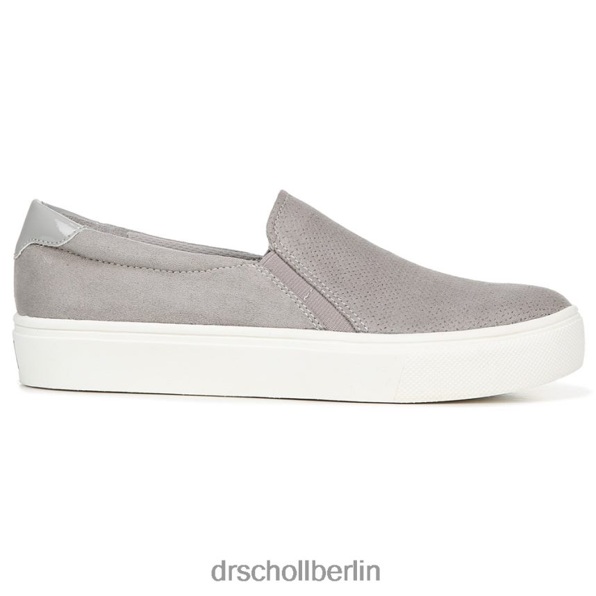 weiche graue Mikrofaser perf Nova Slip-on-Sneaker RXP6XD70 Dr. Scholl's unisex