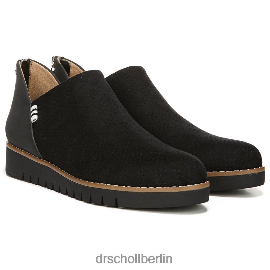 schwarze Mikrofaser Wahnsinniger Shootie RXP6XD137 Dr. Scholl's unisex