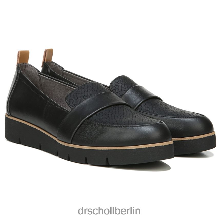 schwarze Schlange Webster-Loafer RXP6XD217 Dr. Scholl's unisex