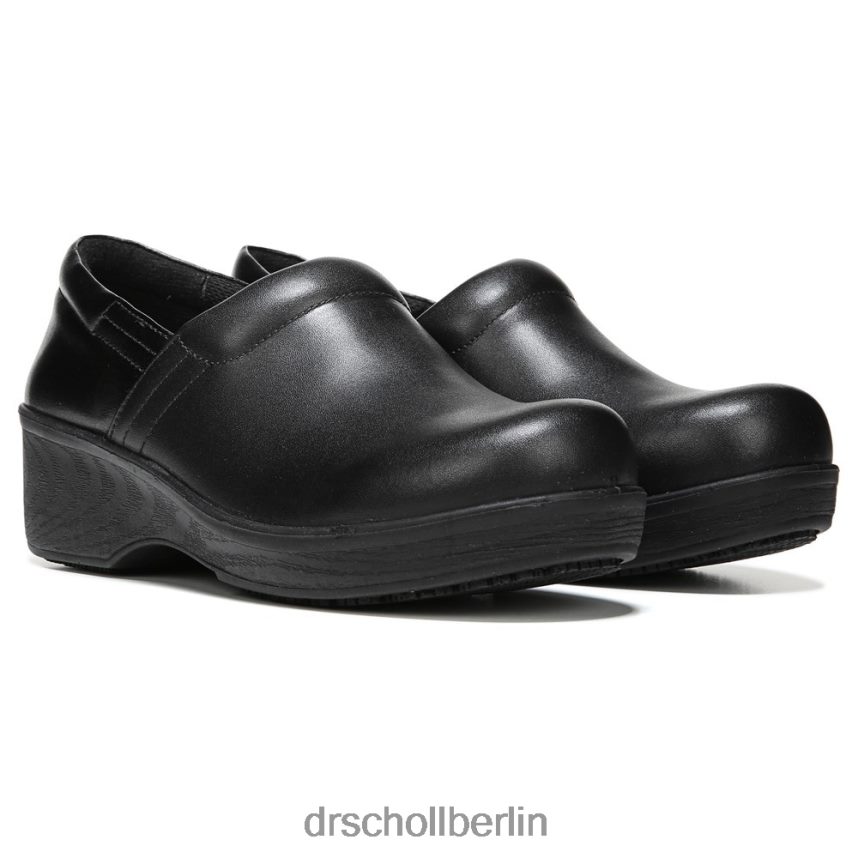 schwarzes Leder Rutschfester Dynamo-Clog RXP6XD153 Dr. Scholl's unisex