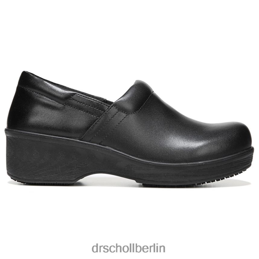 schwarzes Leder Rutschfester Dynamo-Clog RXP6XD153 Dr. Scholl's unisex
