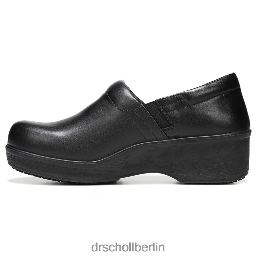 schwarzes Leder Rutschfester Dynamo-Clog RXP6XD153 Dr. Scholl's unisex