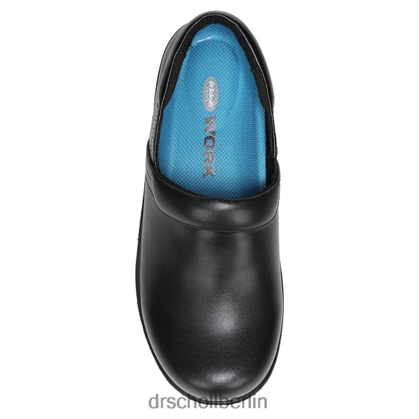 schwarzes Leder Rutschfester Dynamo-Clog RXP6XD153 Dr. Scholl's unisex