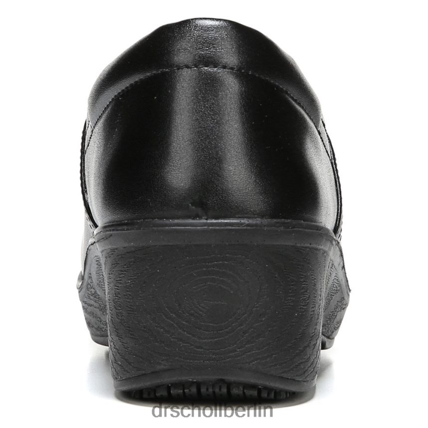schwarzes Leder Rutschfester Dynamo-Clog RXP6XD153 Dr. Scholl's unisex