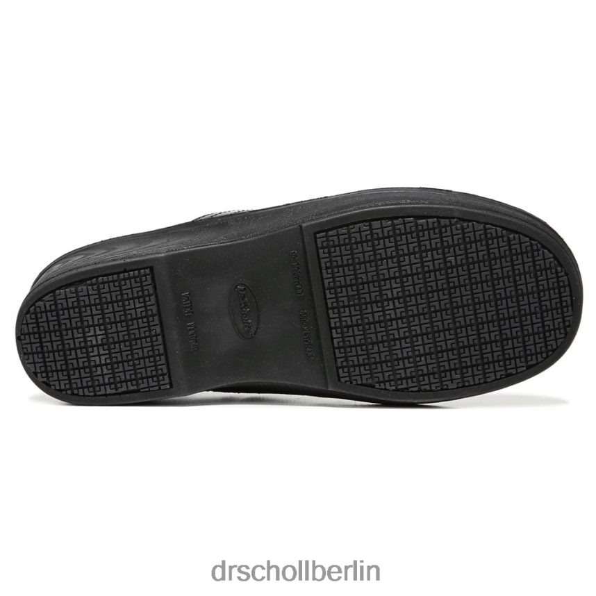 schwarzes Leder Rutschfester Dynamo-Clog RXP6XD153 Dr. Scholl's unisex