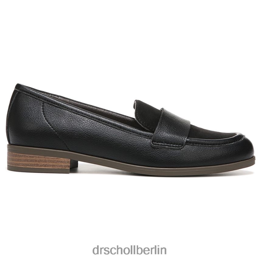 schwarzes Synthetik Moc-Toe-Loafer bewerten RXP6XD229 Dr. Scholl's unisex
